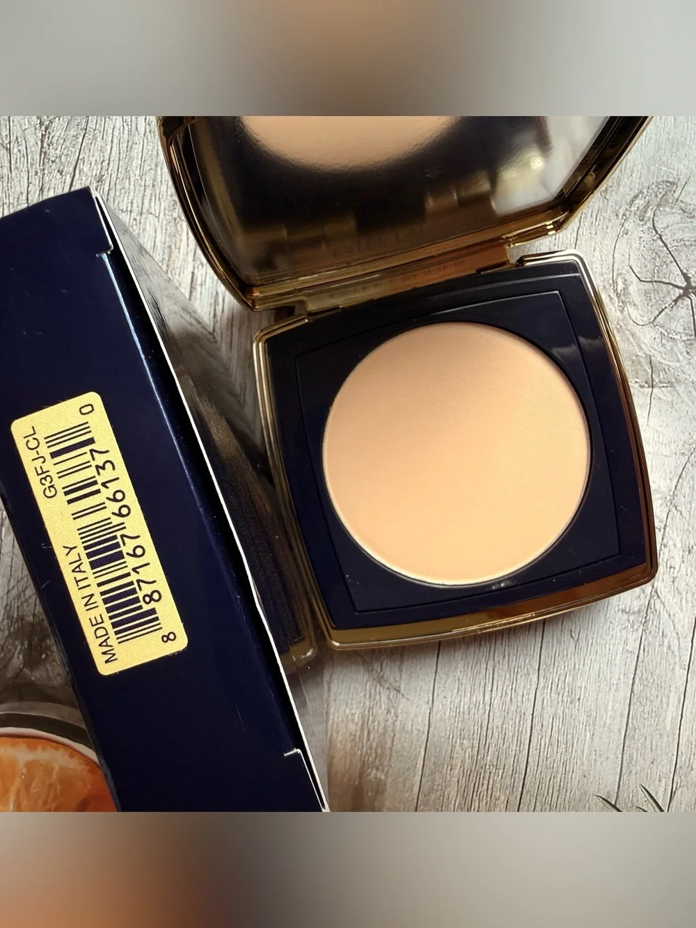 1W0 Warm Porcelain, Estee Lauder Double Wear Matte Powder Foundation, 11g, NIB